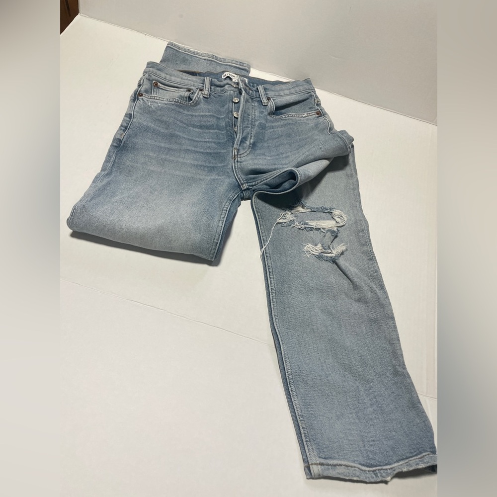 Re/Done Light Blue Relaxed Jeans
